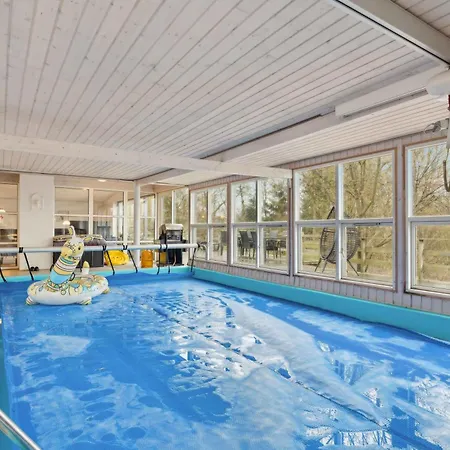 Pool House With Space For Relaxation