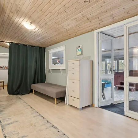 Pool House With Space For Relaxation