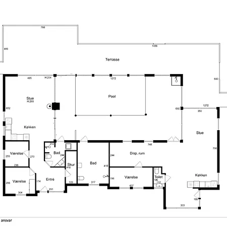 Pool House With Space For Relaxation 度假居 Bording Stationsby